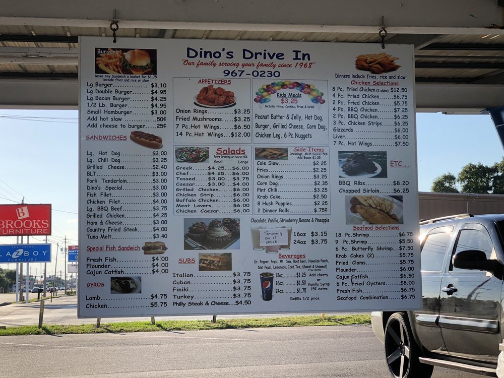 Dino's Drive-In Menu - Image 7